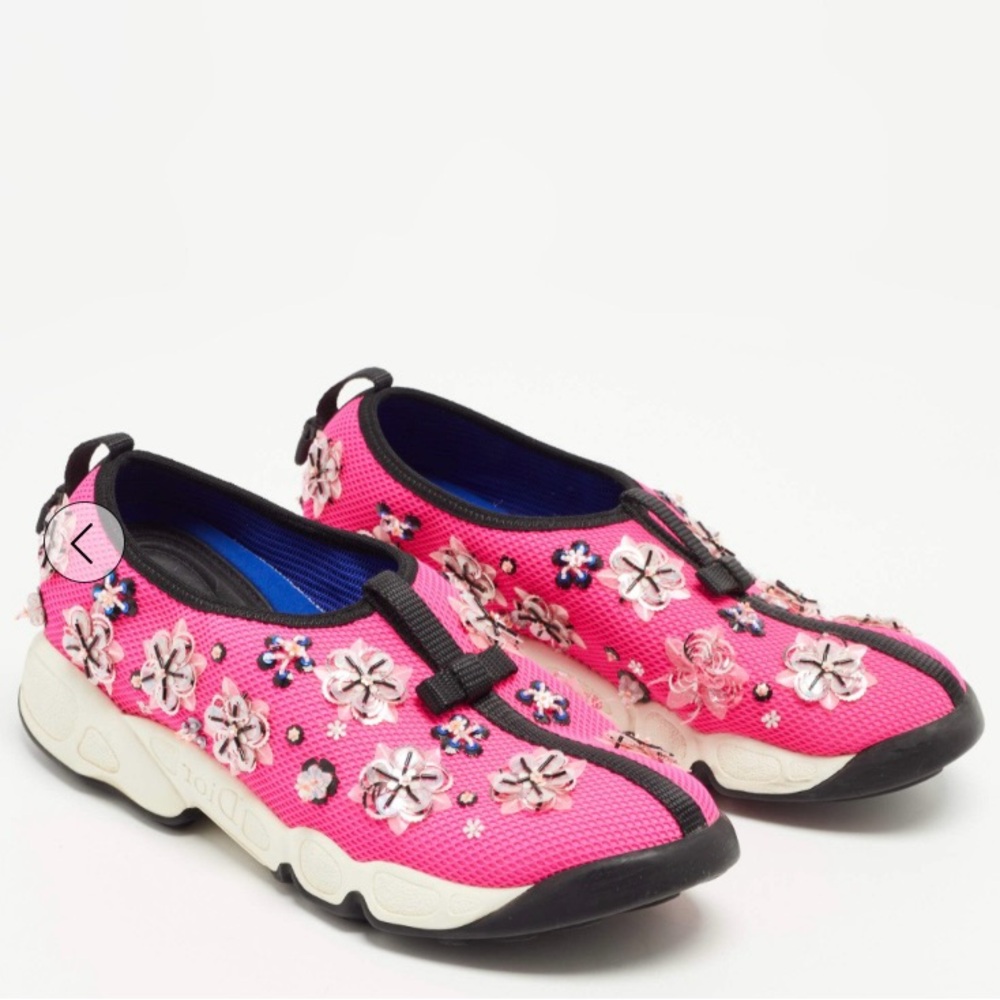 Dior Fusion embellished sneakers-size black 9/39EU